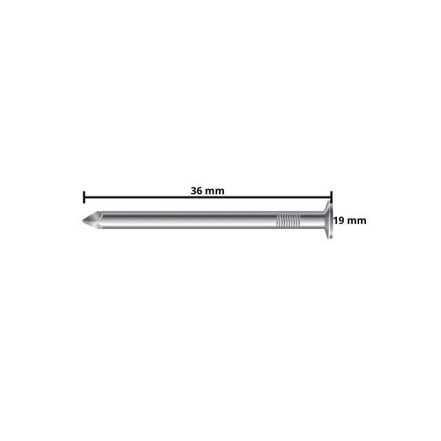 Prego Pol. 19x36 com Cabeça 1Kg - Arcelor Mittal