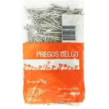 Prego Polido com Cabeça 5 x 5 1Kg 22 x 54 - Belgo  Prego Polido com Cabeça 5 x 5 1Kg 22 x 54 - Belgo