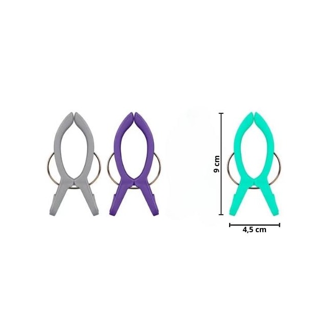 Prendedor Mega Multiuso e de Roupa 6 unidades Esfrebom - BETTANIN Prendedor Mega Multiuso e de Roupa 6 unidades Esfrebom - BETTANIN