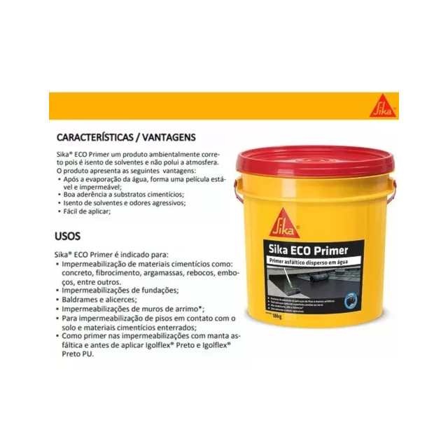 Primer 3,6 Litros Eco Primer - SIKA