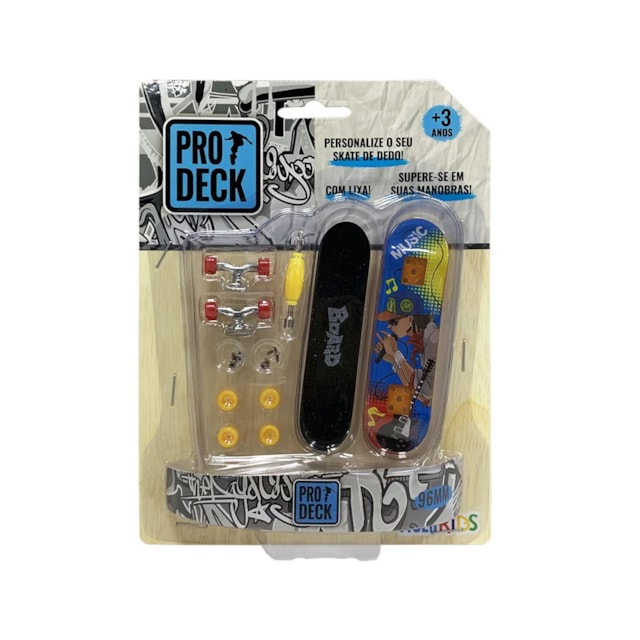 Prodeck Skate de Dedo Personalizável Multikids 1 Unidade Prodeck Skate de Dedo Personalizável Multikids 1 Unidade