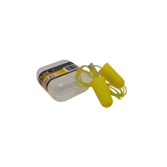 Protetor Auricular Amarelo com Fio - FLUXX
