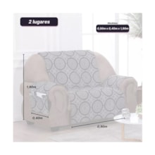 Protetor De Sofá 2 E 3 Lugares Decoração Sala Porta Objetos Protetor De Sofá 2 E 3 Lugares Decoração Sala Porta Objetos