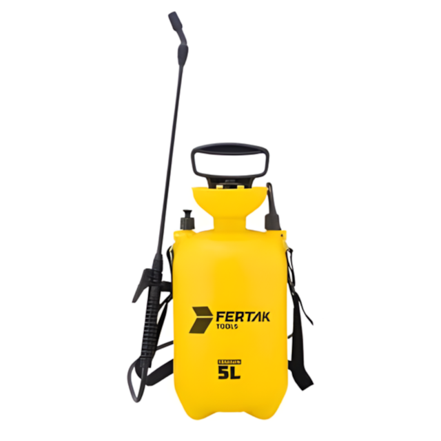 Pulverizador de Plástico 5L Later Amarelo - FERTAK