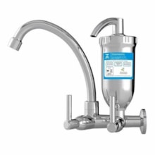 Purificador de Água Abs de Pia com Bico Móvel Alta C-70 1/4 de Volta Cromado - INJET PLAST Purificador de Água Abs de Pia com Bico Móvel Alta C-70 1/4 de Volta Cromado - INJET PLAST