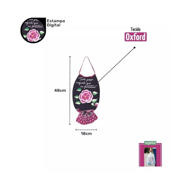 Puxa Saco Organizador De Sacolas Dispenser Com Alça 18x48 Puxa Saco Organizador De Sacolas Dispenser Com Alça 18x48