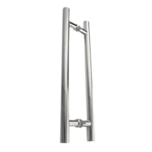 Puxador H para Porta Pivotante Redondo 60cm - União Inox  Puxador H para Porta Pivotante Redondo 60cm - União Inox