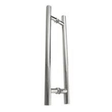 Puxador H para Porta Pivotante Redondo 60cm - União Inox 