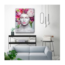 Quadro Arte Conceito Beautiful Flower Queen Borda Infinita 100 x 70 cm