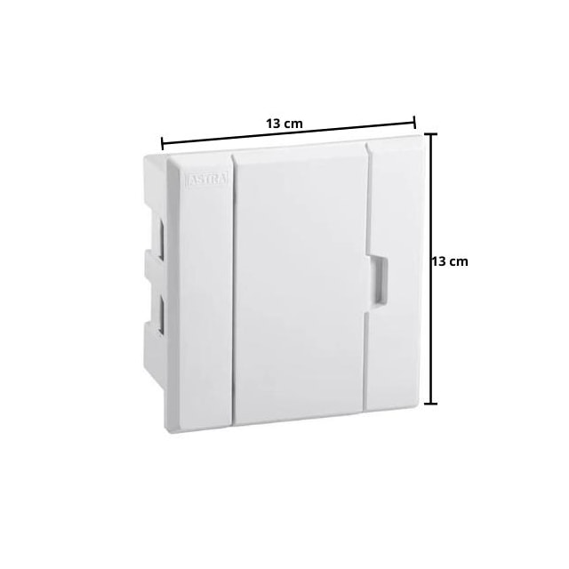 Quadro de Distribuição com Barramento para Embutir 6/8 Disjuntores - Astra