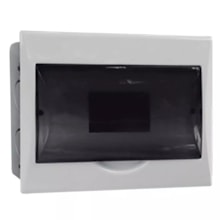 Quadro de Distribuição Embutido para 3/4 Disjuntor Fumê - LIEGE Quadro de Distribuição Embutido para 3/4 Disjuntor Fumê - LIEGE