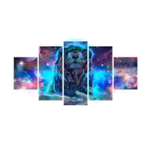 Quadro Decorativo 115x60cm Sala Quarto Leão No Universo Quadro Decorativo 115x60cm Sala Quarto Leão No Universo