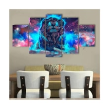Quadro Decorativo 115x60cm Sala Quarto Leão No Universo Quadro Decorativo 115x60cm Sala Quarto Leão No Universo
