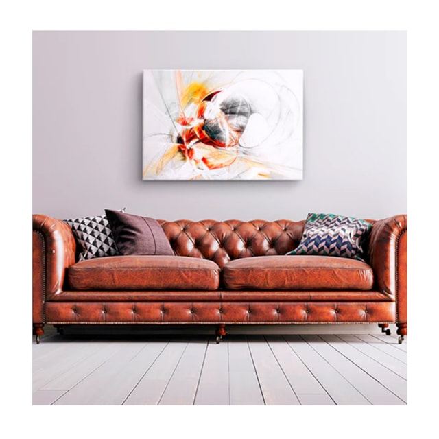 Quadro Decorativo Abstratos e Geométricos Clean Dynamic Borda Infinita 100 x 70 cm Quadro Decorativo Abstratos e Geométricos Clean Dynamic Borda Infinita 100 x 70 cm