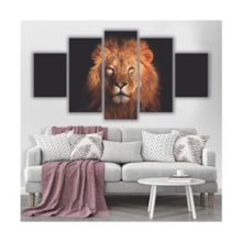 Quadro decorativo  Leão de Judá Face Moderno Quadro decorativo  Leão de Judá Face Moderno