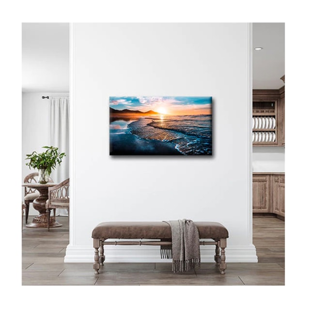 Quadro Paisagens e Natureza Amazing Beautiful Sunset Borda Infinita 100 x 70 cm