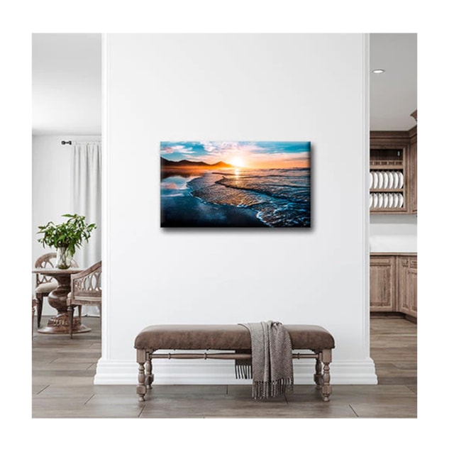 Quadro Paisagens e Natureza Amazing Beautiful Sunset Borda Infinita 90 x 60 cm Quadro Paisagens e Natureza Amazing Beautiful Sunset Borda Infinita 90 x 60 cm
