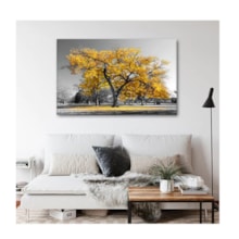 Quadro Paisagens e Natureza Arvore Amarela Borda Infinita 120 x 80 cm Quadro Paisagens e Natureza Arvore Amarela Borda Infinita 120 x 80 cm