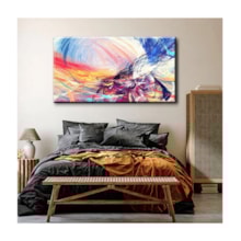 Quadro Tendenci Abstrato Colored Borda Infinita 100 x 70 cm Quadro Tendenci Abstrato Colored Borda Infinita 100 x 70 cm