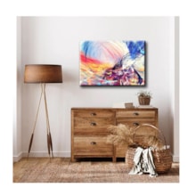 Quadro Tendenci Abstrato Colored Borda Infinita 90 x 60 cm Quadro Tendenci Abstrato Colored Borda Infinita 90 x 60 cm