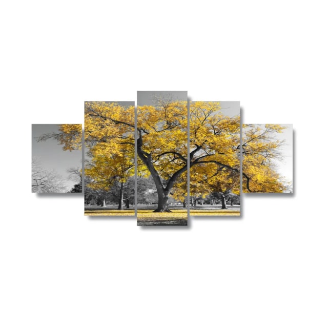 Quadros Decorativos Arvore Vida Botanico Sala Quarto Amarelo Quadros Decorativos Arvore Vida Botanico Sala Quarto Amarelo