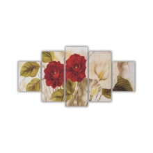 Quadros Decorativos Floral Flores Envelhecidas Natureza Morta