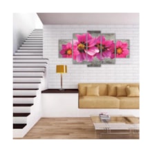 Quadros Decorativos Floral Flores Rosa Pink