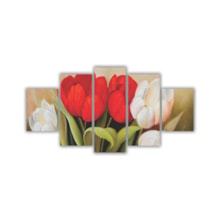 Quadros Decorativos Floral Flores Tulipas Coloridas 2