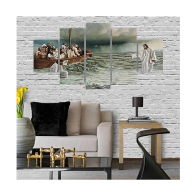 Quadros Decorativos Jesus Andando Sobre as Aguas Sala Quarto Quadros Decorativos Jesus Andando Sobre as Aguas Sala Quarto