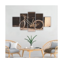 Quadros Decorativos MDF Bicicleta Vintage