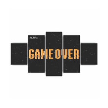 Quadros Decorativos MDF Game Over Jogos Gamer Sala Quarto