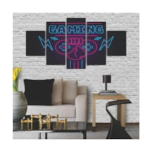 Quadros Decorativos MDF Gaming Hora do Jogo Gamer Sala Quarto