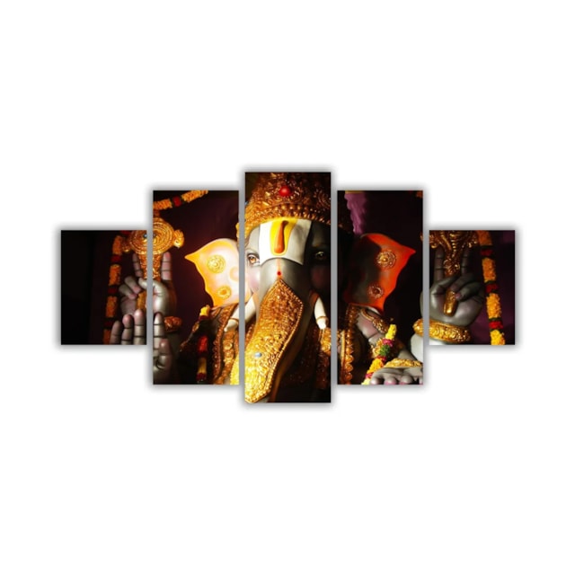 Quadros Decorativos MDF Lord Ganesha Faces Hindu Sala Quarto Quadros Decorativos MDF Lord Ganesha Faces Hindu Sala Quarto
