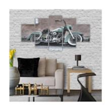 Quadros Decorativos MDF Moto Verde