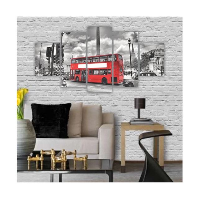 Quadros Decorativos MDF Onibus de Londres