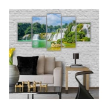 Quadros Decorativos MDF Paisagem Natureza Cachoeira