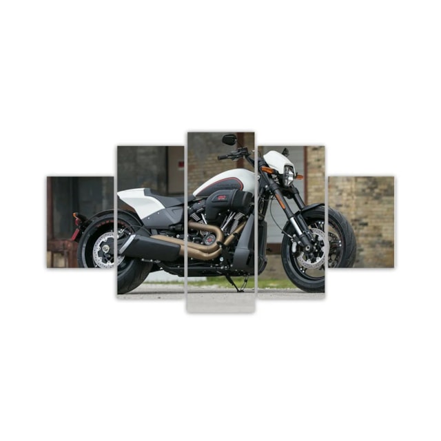 Quadros Decorativos Mosaico MDF Harley-Davidson FXDR 114