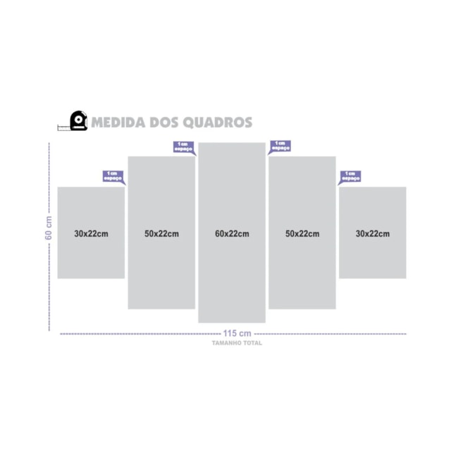 Quadros Decorativos Mosaico MDF Leão 115x60cm