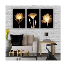 Quadros Decorativos quarto Floral Flores Amarelas