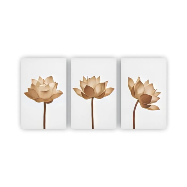 Quadros Decorativos quarto Floral Rustica