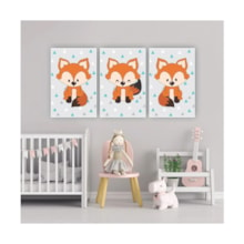 Quadros Decorativos quarto Infantil Raposinha