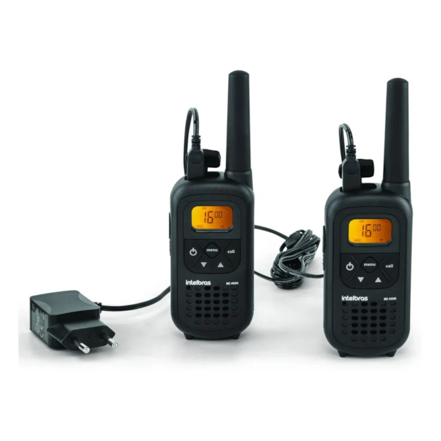Rádio Comunicador de 1km a 20km RC4002 - INTELBRAS Rádio Comunicador de 1km a 20km RC4002 - INTELBRAS