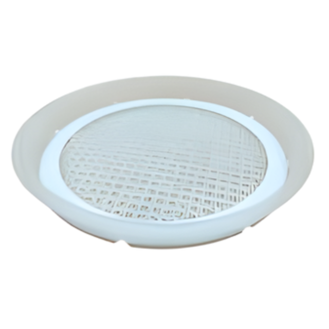 Ralo Branco de PVC 10cm com Protetor Redondo - PADOVA Ralo Branco de PVC 10cm com Protetor Redondo - PADOVA