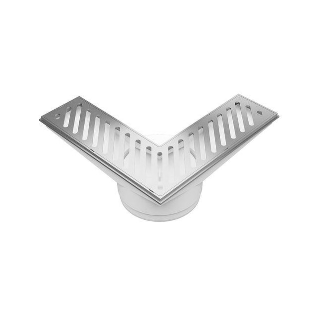 Ralo de Canto Saída de 100mm Grelha Cromada - Astra Ralo de Canto Saída de 100mm Grelha Cromada - Astra