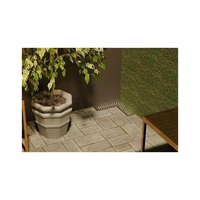 Ralo de Canto Saída de 100mm Grelha Cromada - Astra Ralo de Canto Saída de 100mm Grelha Cromada - Astra