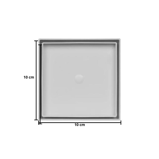 Ralo Oculto Quadrado 10x10cm - ASTRA Ralo Oculto Quadrado 10x10cm - ASTRA