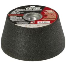 Rebolo Copo Cônico 4" Grão 60 - WORKER Rebolo Copo Cônico 4" Grão 60 - WORKER