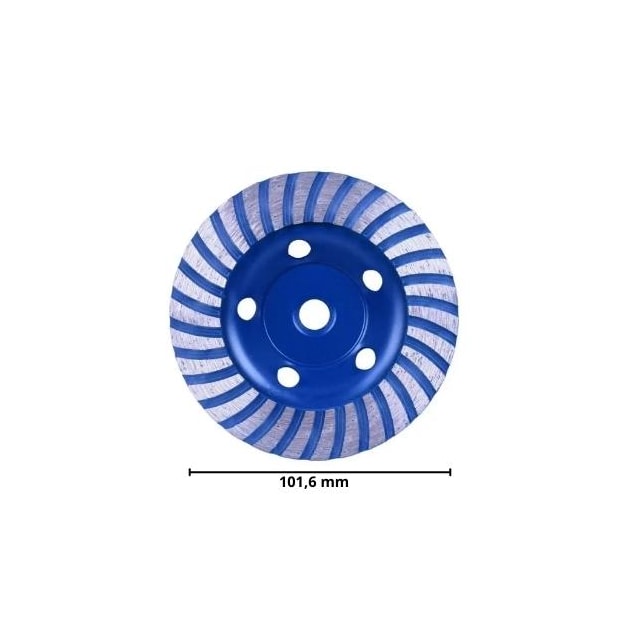 Rebolo Diamantado Turbo 101,6 x M14 - Kala