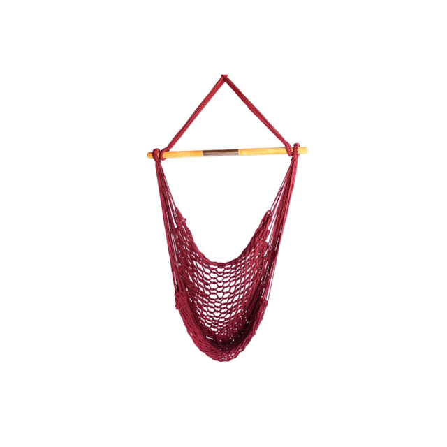 Rede Cadeira Trançada Vinho Rede Cadeira Trançada Vinho