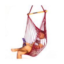 Rede Cadeira Trançada Vinho Rede Cadeira Trançada Vinho